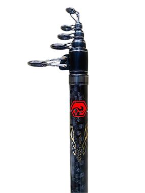 Cần Câu Cá, Câu Máy Cần Rút 4 Khúc Ashino TELE SURF - Bắt Cá - Fishing Đi Câu Fish