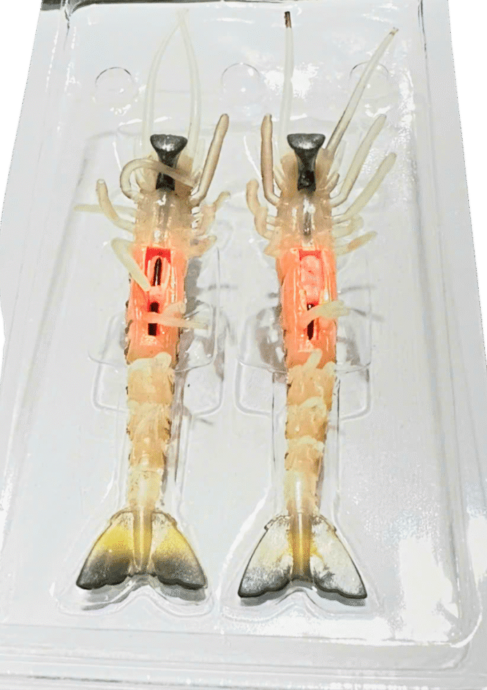 Mồi tôm mềm có kèm lưỡi câu - 1 vỉ gồm 2 con tôm. - Ảnh 5