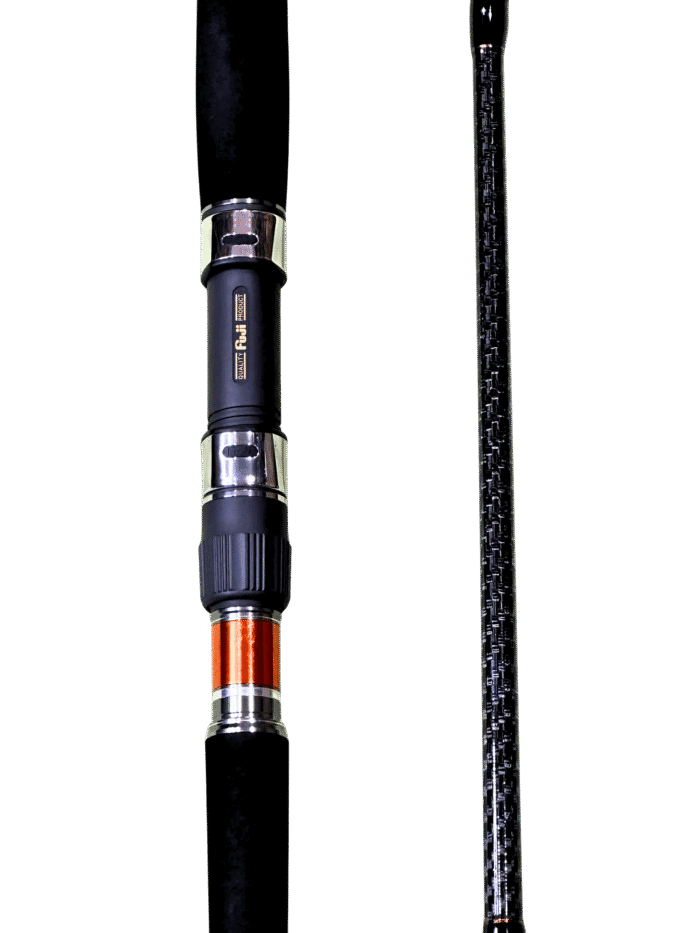 Cần câu cá tra Ashino New Encounter - cần 2 khúc - khoen Fuji - Ảnh 4