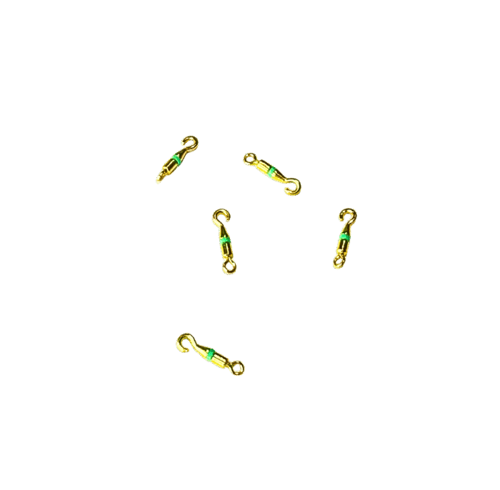 Ma Ní Ashino – Khóa Xoay Mở Size 1 & 2 | Chống Xoắn Dây – Mạ Vàng Bền – Mở Nhanh Tiện Lợi - Ảnh 3