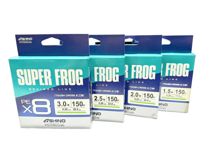 DÂY CÂU CÁ PE ASHINO X8 SUPER FROG 150M; 200M - Ảnh 8