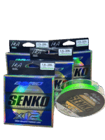 Dây PE IKA SENKO X12 Lõi X12 Dài 200m Chất Lượng Cao Siêu Bền Ra Dây Mượt Chịu Tải Cao Cho Câu Cá Chẻm Mú