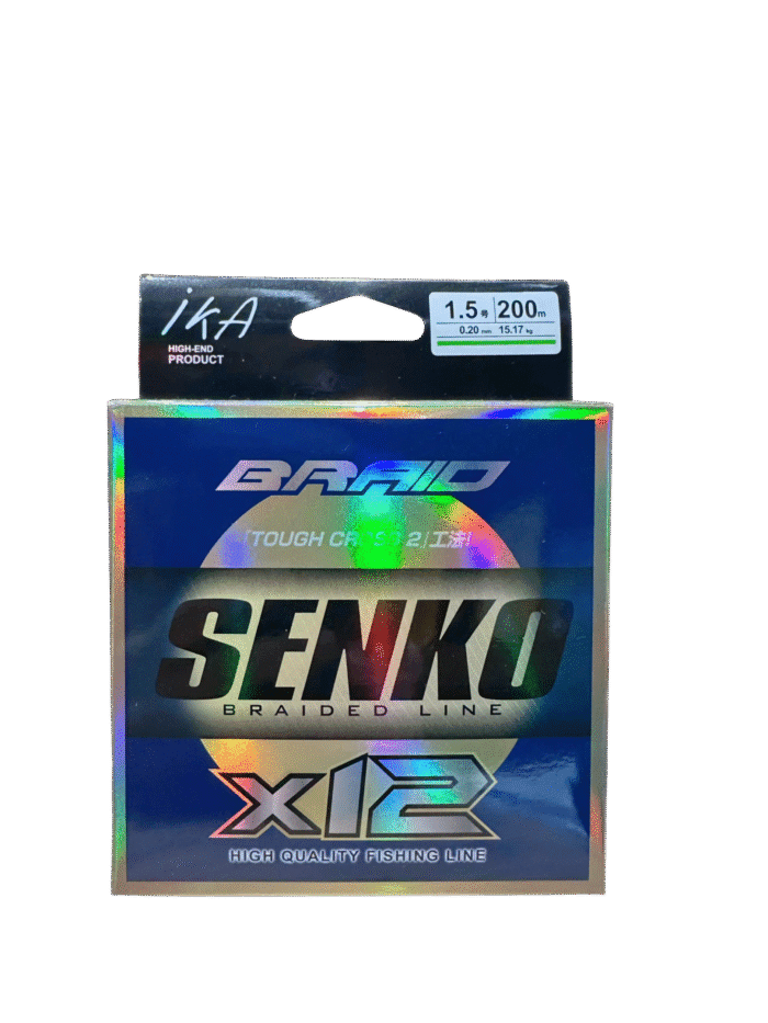 Dây PE IKA SENKO X12 Lõi X12 Dài 200m Chất Lượng Cao Siêu Bền Ra Dây Mượt Chịu Tải Cao Cho Câu Cá Chẻm Mú - Ảnh 3