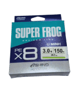 Dây PE Cá Lóc Ashino Super Frog X8 UMinh 150M – SIÊU BỀN, SIÊU MƯỢT, CHUYÊN DỤNG CHO CÂU CÁ LÓC. - Ảnh 3