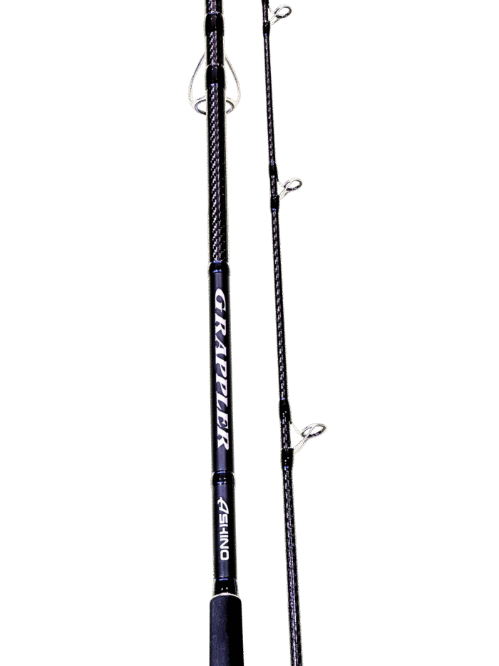 Cần câu cá tra Ashino GRAPPLER – cần 2 khúc – khoen Fuji - Ảnh 4