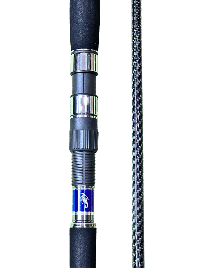 Cần câu cá tra Ashino GRAPPLER – cần 2 khúc – khoen Fuji - Ảnh 7