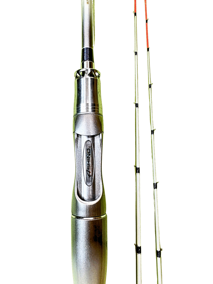 Cần Ashino IKADA LIMITED Trắng bạc – 2 Ngọn 1m5–1m6, Khoen Fuji Alconite. - Ảnh 5