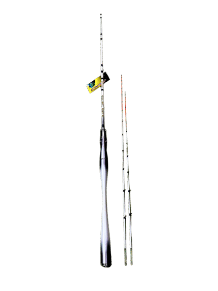 Cần Ashino IKADA LIMITED Trắng bạc – 2 Ngọn 1m5–1m6, Khoen Fuji Alconite.