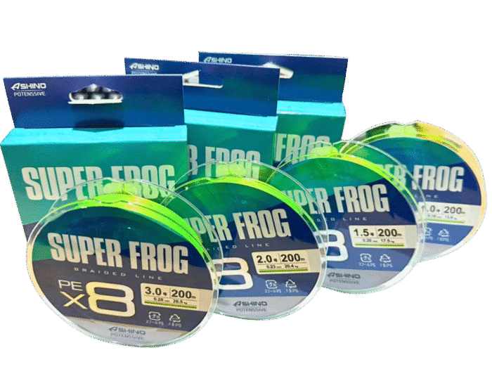DÂY CÂU CÁ PE ASHINO X8 SUPER FROG 150M; 200M - Ảnh 7