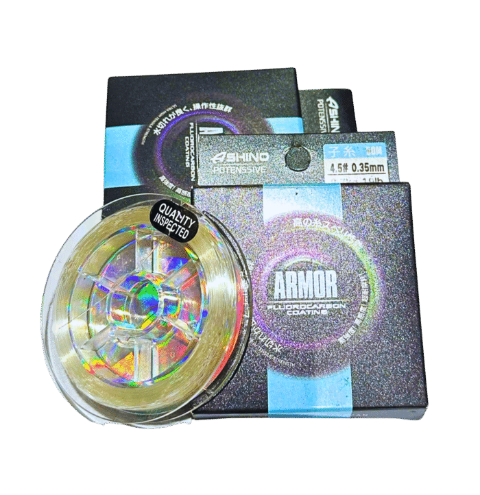 DÂY THẺO ASHINO ARMOR 50M – FLUOROCARBON COATING | CHUYÊN CÂU ĐÀI – SIÊU CHÌM – SIÊU NHẠY – SIÊU BỀN - Ảnh 2