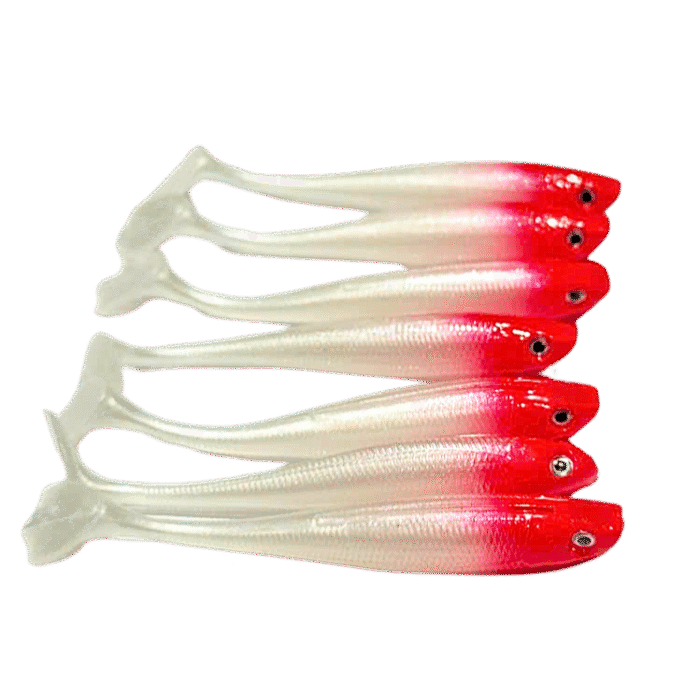 Mồi Mềm IKA - Cá đầu đỏ , không kèm lưỡi câu, chuyên dùng câu cá lóc cá chẽm và cá mú. - Ảnh 2