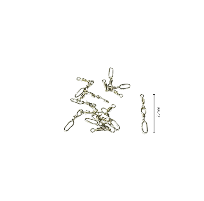 Khóa Lure Ashino Inox – Size S – Xoay Mượt – Mở Nhanh – Tải Lực Cao 28kg - Ảnh 2