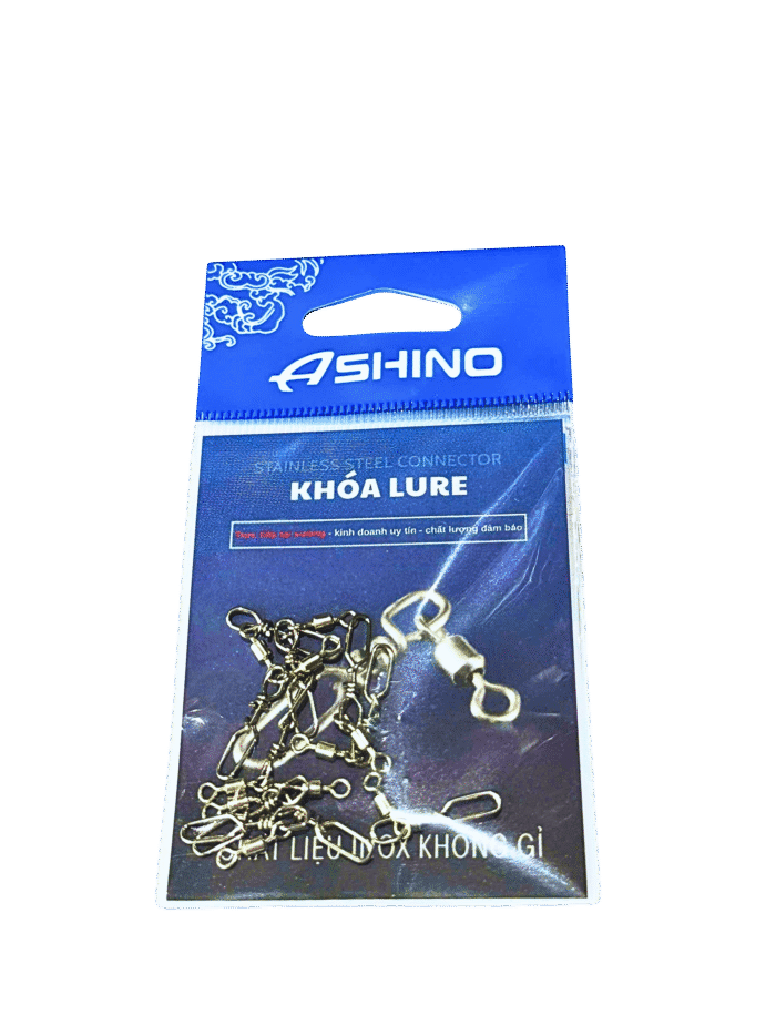 Khóa Lure Ashino Inox – Size S – Xoay Mượt – Mở Nhanh – Tải Lực Cao 28kg - Ảnh 4