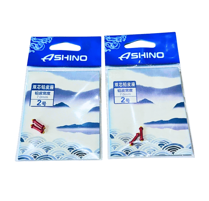 thanh quấn chì (1) Thanh Quấn Chì Ashino Size 2 – 7.0 mm | Hợp Kim Bền – Đầu Cao Su Bảo Vệ Dây – Phụ Kiện Câu Đài - Ảnh 1